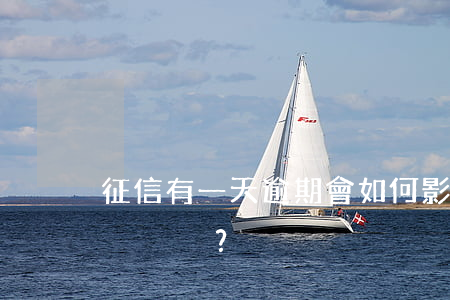 征信有一天逾期會如何影響房貸申請與扣款？